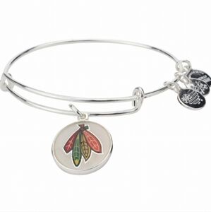 NWT Alex and Ani Chicago Blackhawks Charm Bracelet